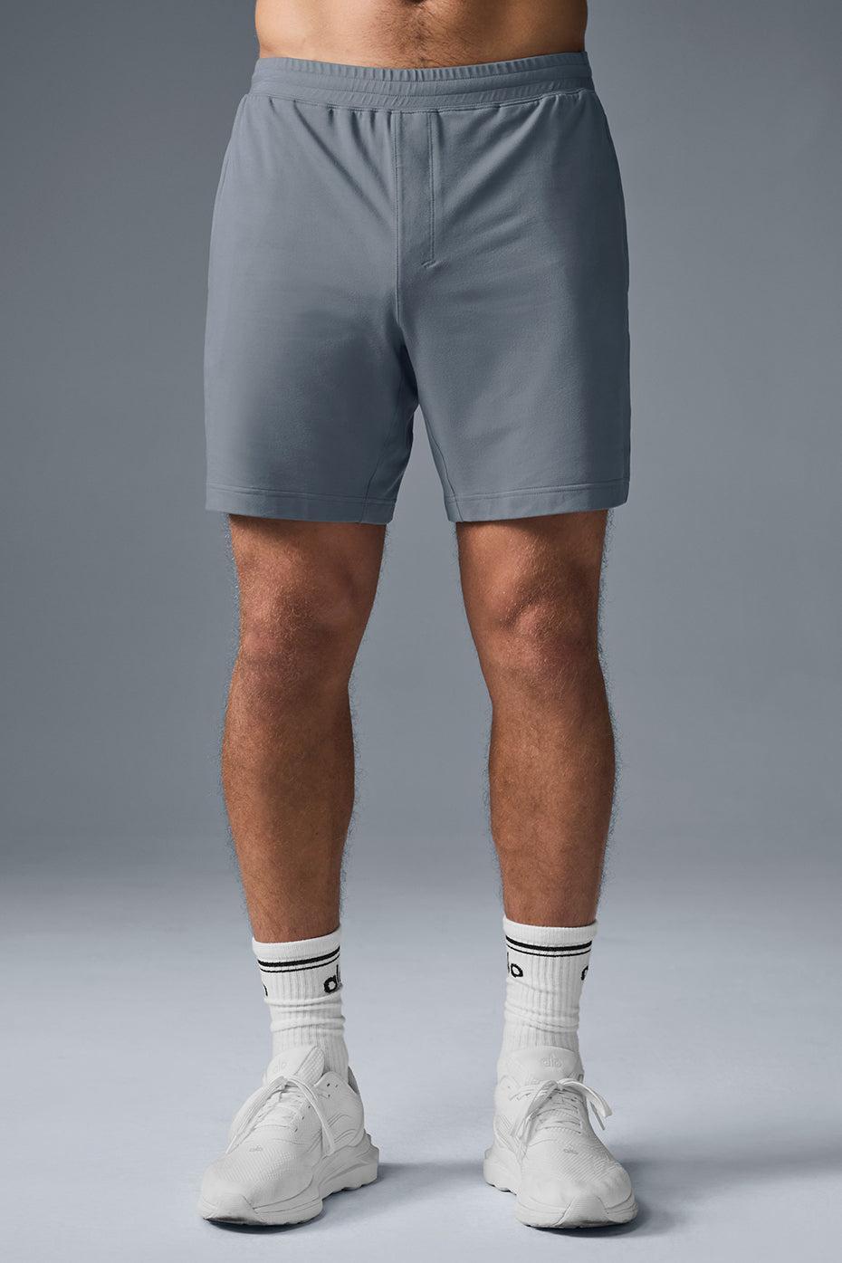 7" Conquer React Performance Short - Steel Grey Male Product Image