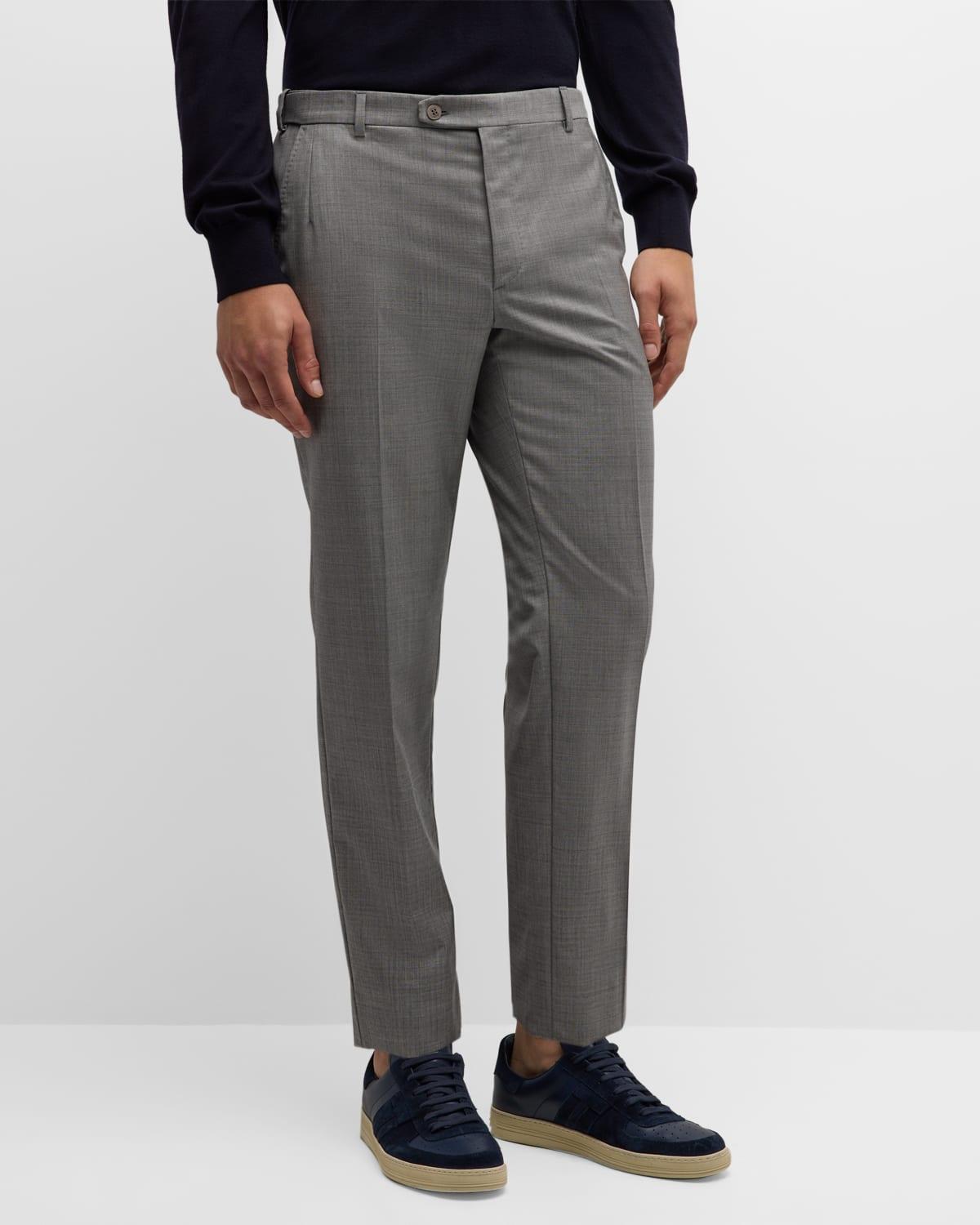 Men's Wool Sharkskin Pants Product Image