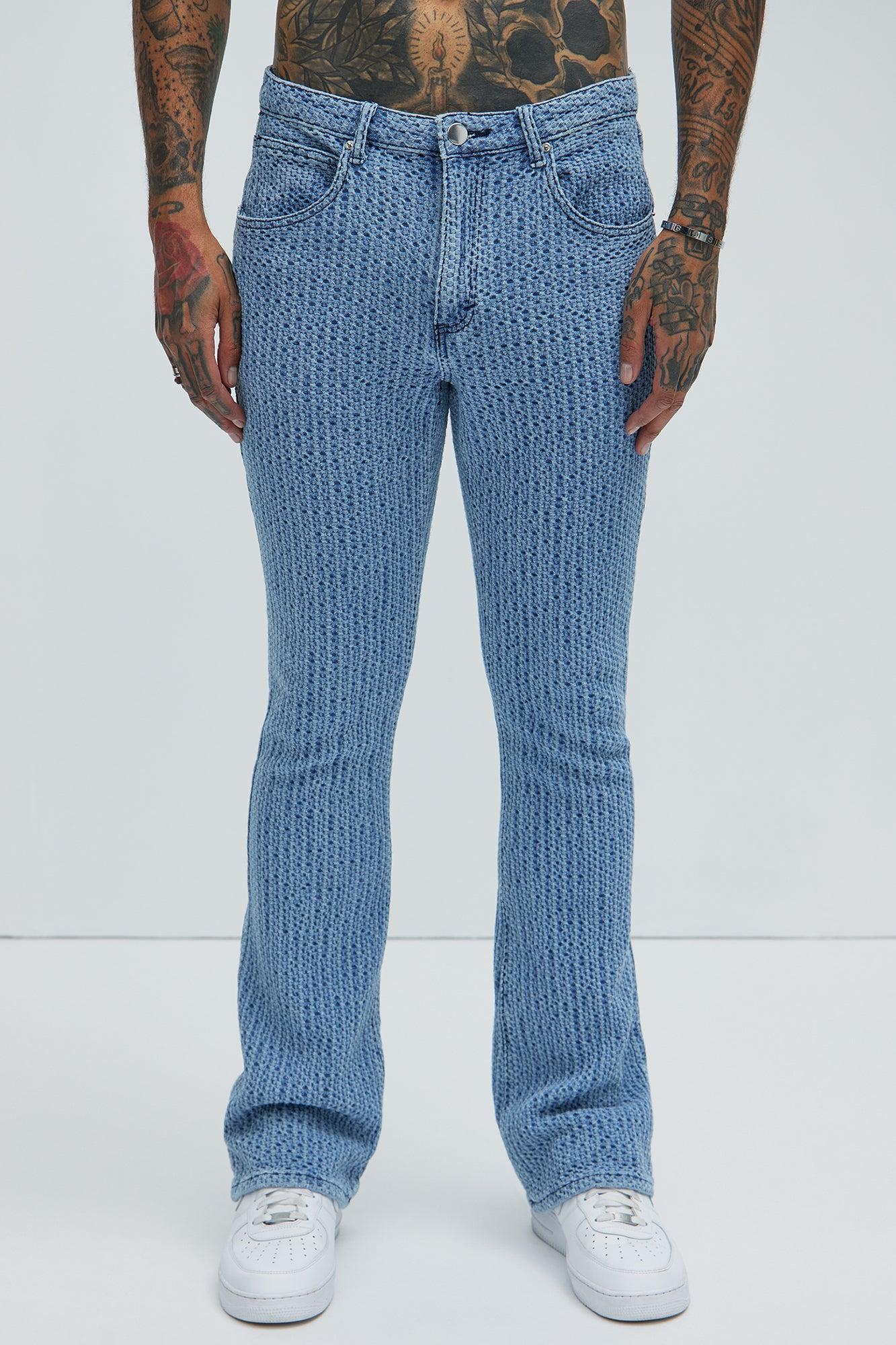 Warsaw Stacked Slim Flare Jeans - Light Blue Product Image