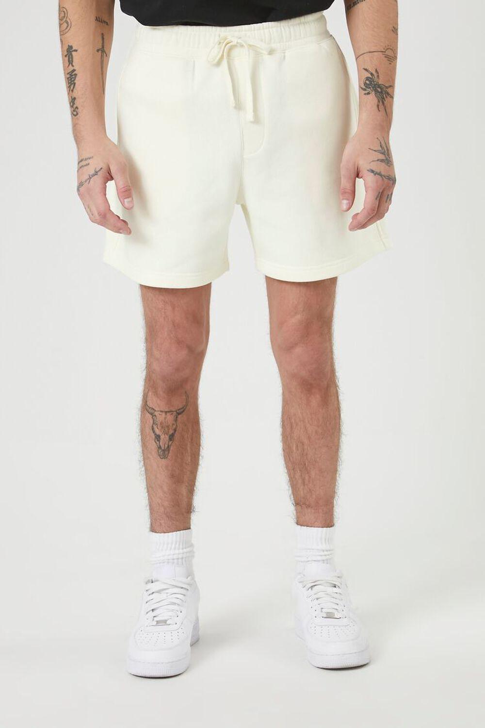 Cotton-Blend Drawstring Shorts | Forever 21 Product Image