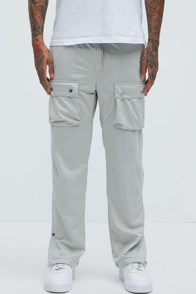 Snap At Me Sweatpants - Grey Product Image