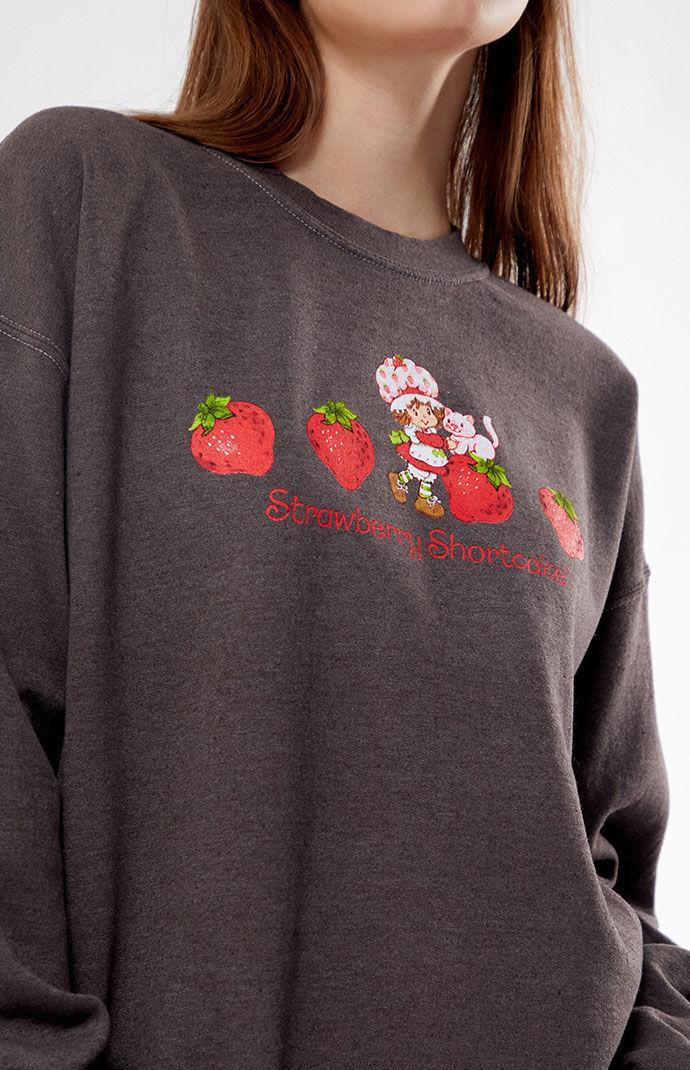 Strawberry Shortcake Women's Cat Crew Creck Sweatshirt Product Image