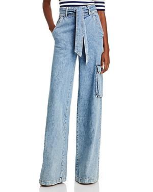 Veronica Beard Belisa Wide Leg Jeans in Silverwood Product Image