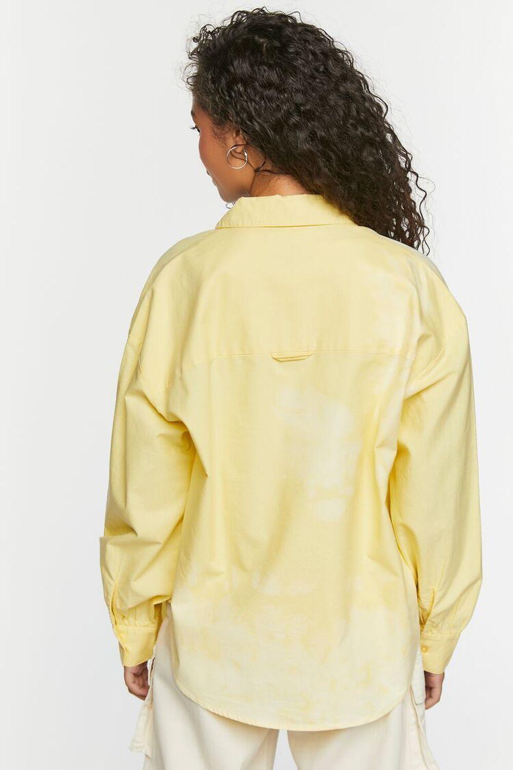 Bleach Dye Long-Sleeve Shirt | Forever 21 Product Image