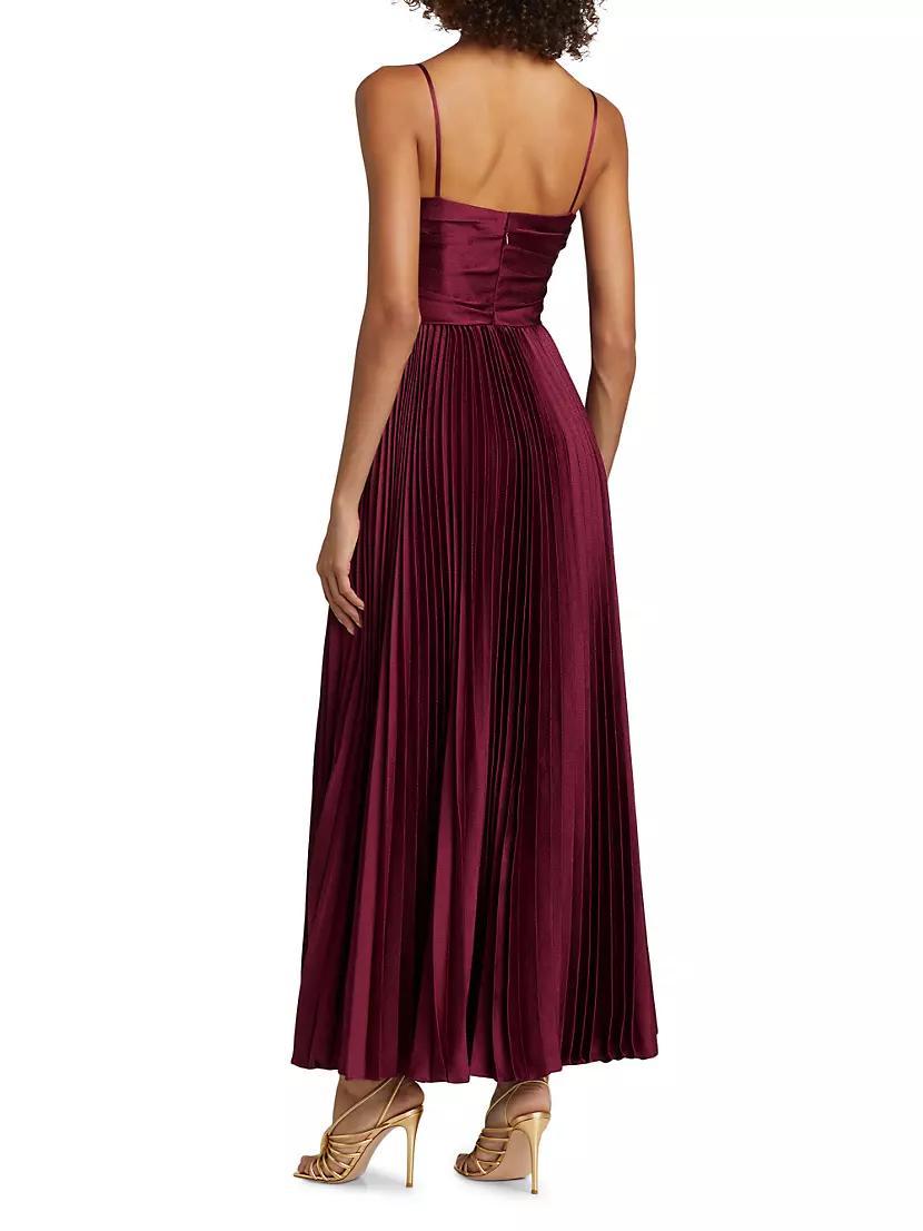 Suzette Satin Maxi Dress Product Image