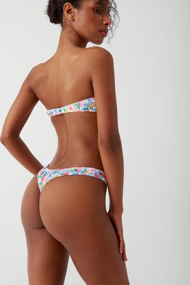 Full Moon Micro Bikini Bottom - Painted Petals Product Image