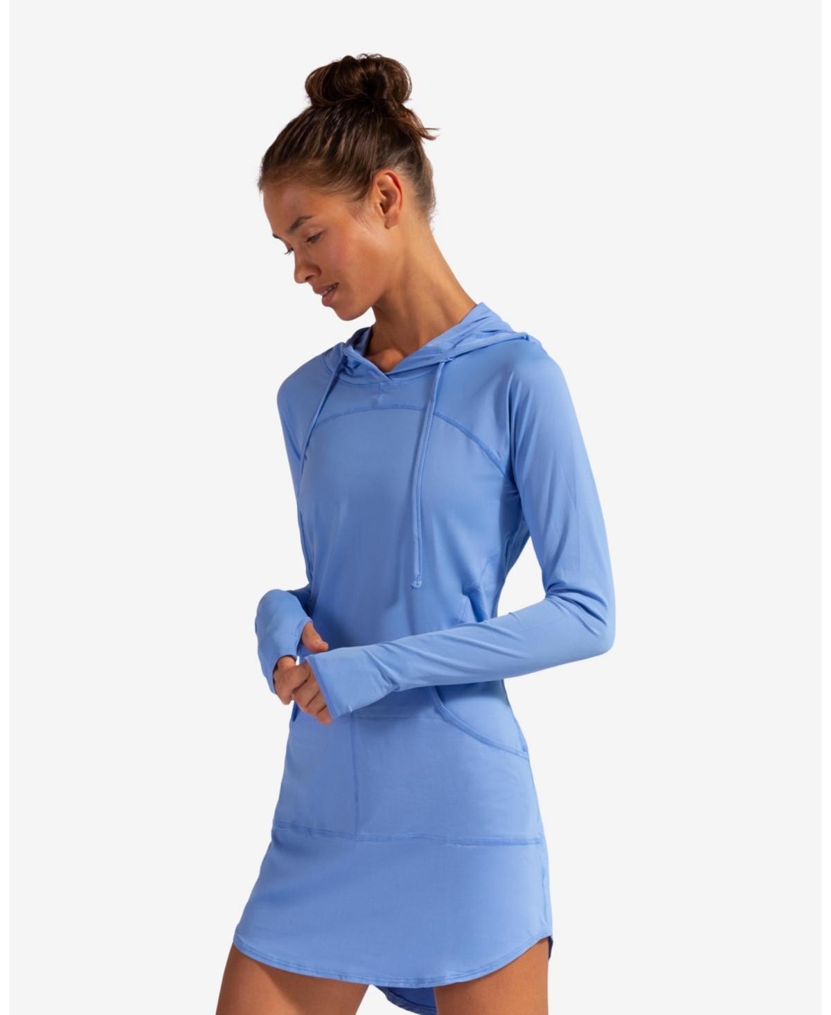 Womens Upf 50+ Sun Protection Hoodie Dress Product Image