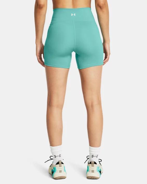 Women's Project Rock Lets Go Bench To Beach Middy Shorts Product Image