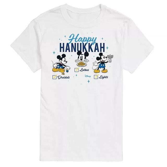 Disneys Mickey Mouse Big & Tall Happy Hanukkah Graphic Tee, Mens Product Image