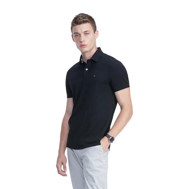 Mens Tommy Hilfiger Justin Polo Grey Gray Heather Product Image