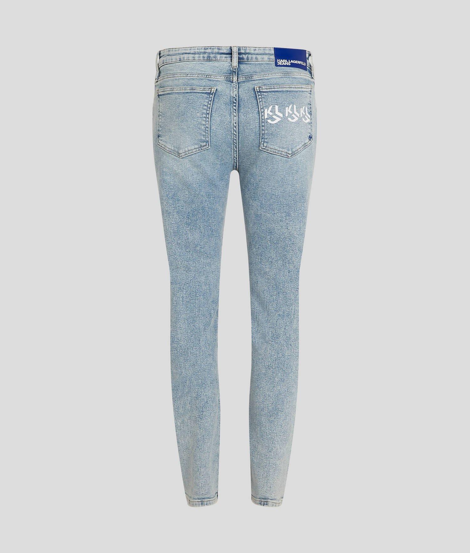 KLJ MONOGRAM SKINNY JEANS Product Image