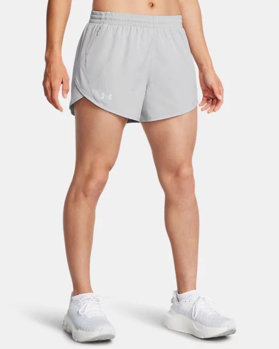 Womens UA Fly-By Heather 3 Shorts Product Image