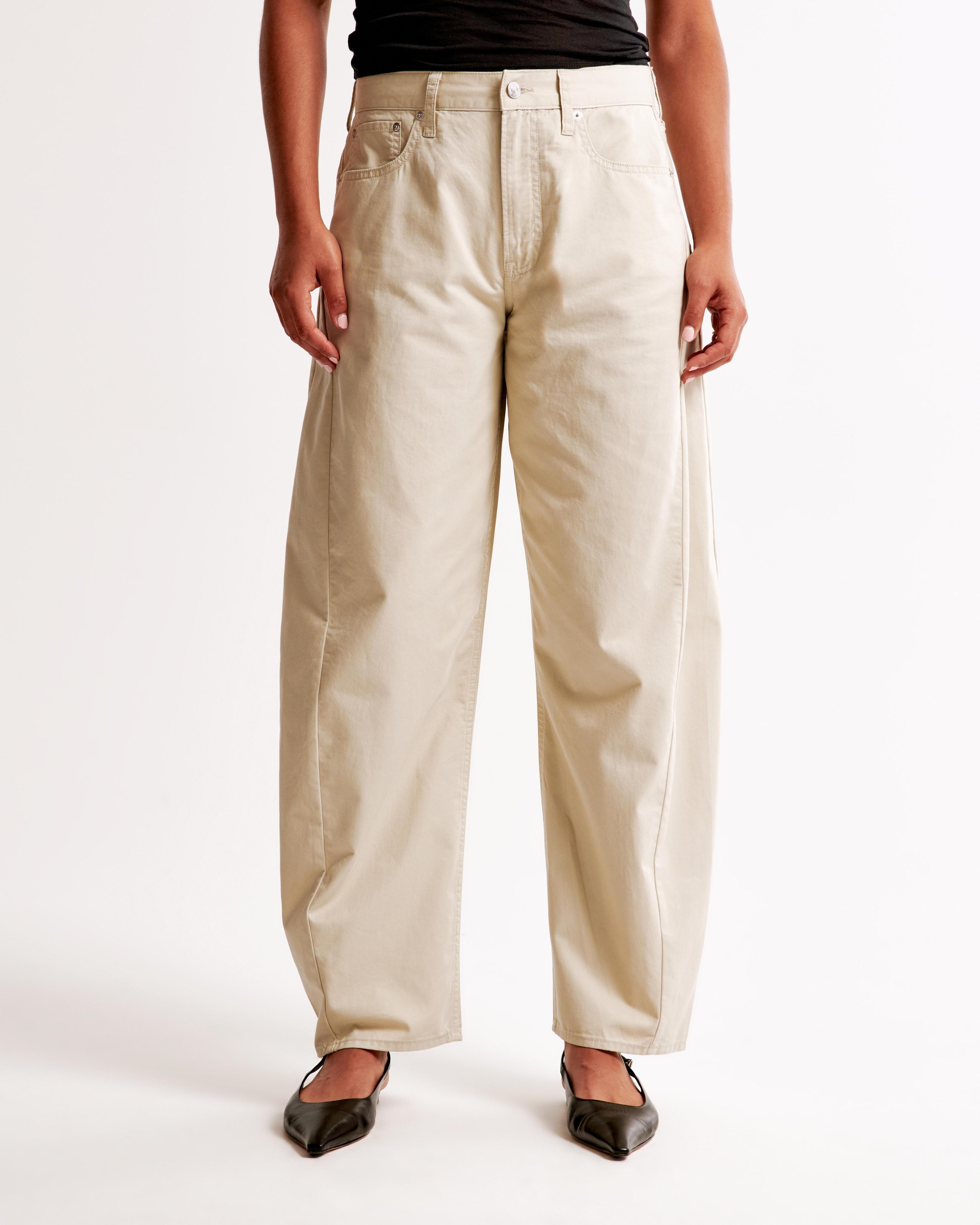 Curve Love Mid Rise Barrel Pant Product Image