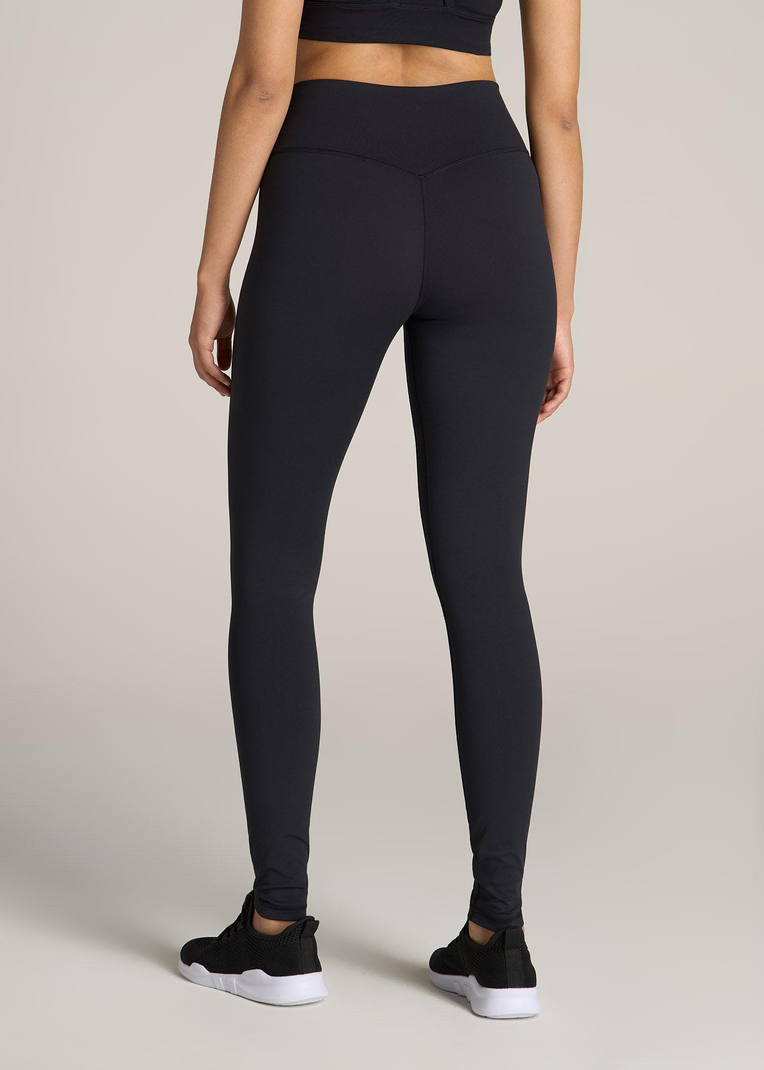 Movement High Rise Cheeky Leggings for Tall Women in Black Female Product Image