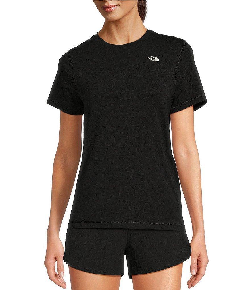 The North Face Women Adventure Solid Crew Neck Short Sleeve Tee Shirt Product Image