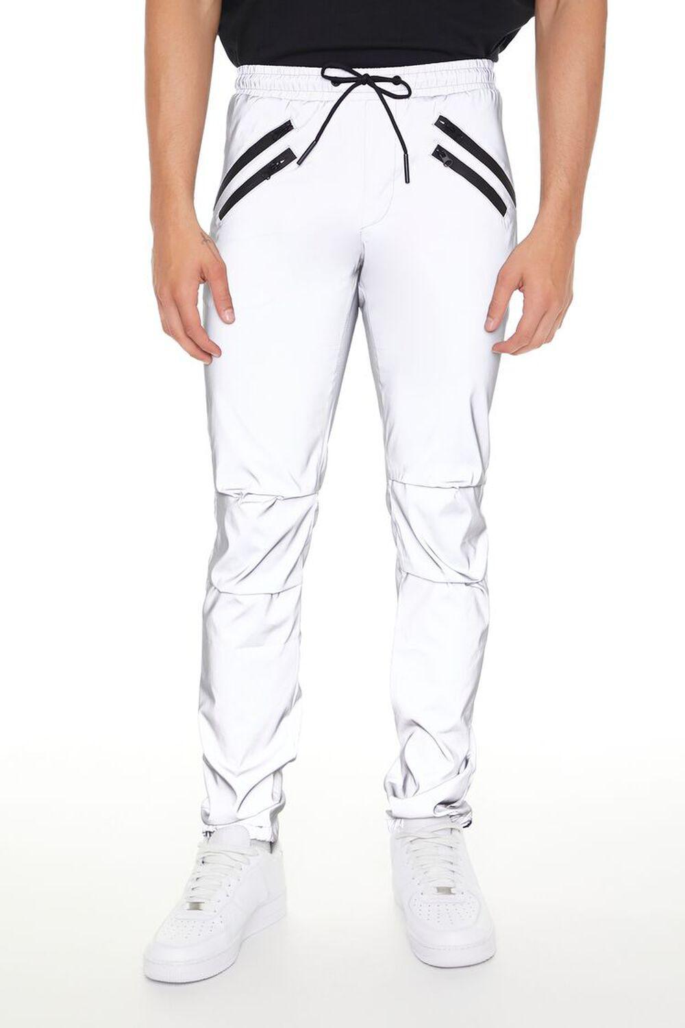 Reflective Drawstring Joggers | Forever 21 Product Image