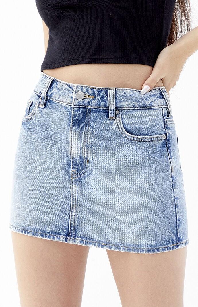 PacSun Bella Denim Miniskirt Product Image