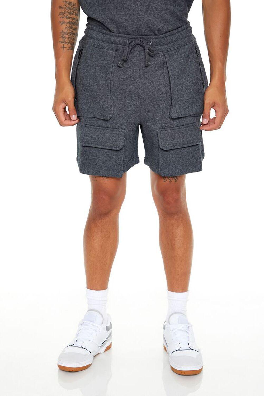 Heathered Cargo Shorts | Forever 21 Product Image