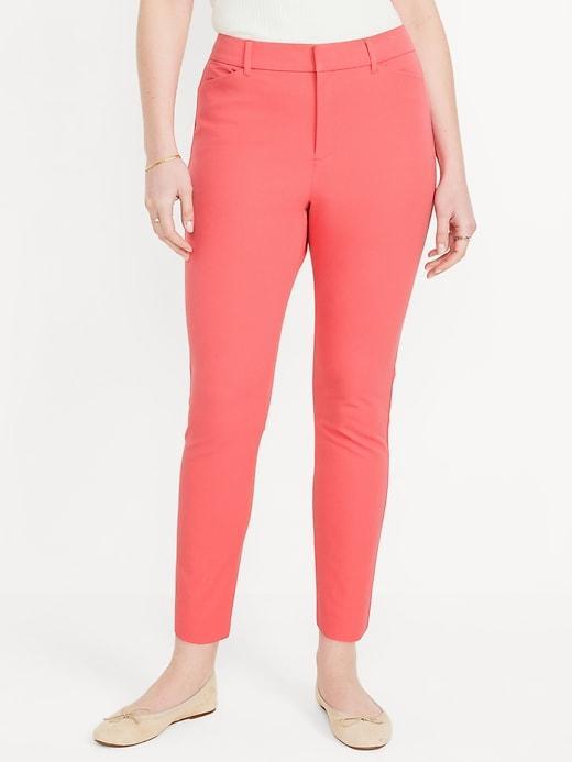 High-Waisted Pixie Skinny Ankle Pants Product Image