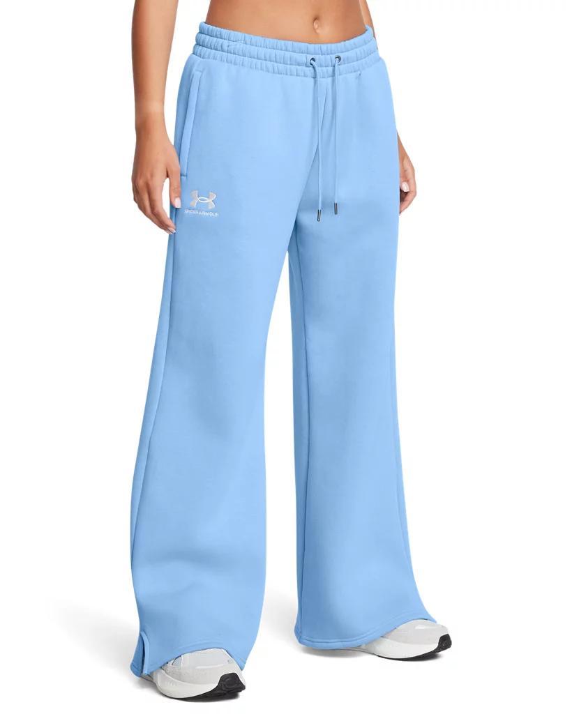 Womens UA Icon Fleece Wide Leg Pants Product Image