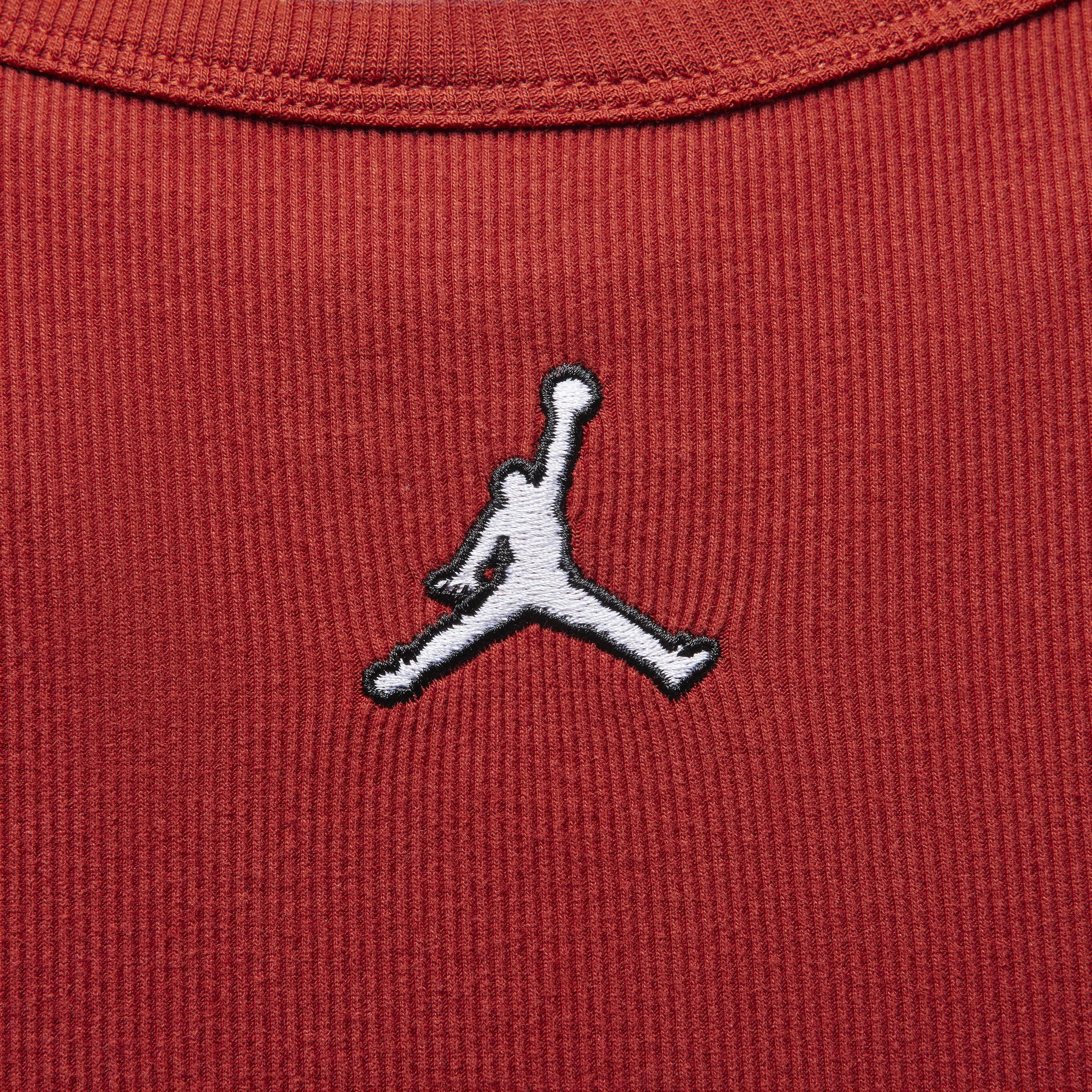 Jordan Womens Jordan Core Tank - Womens Dune Red Product Image