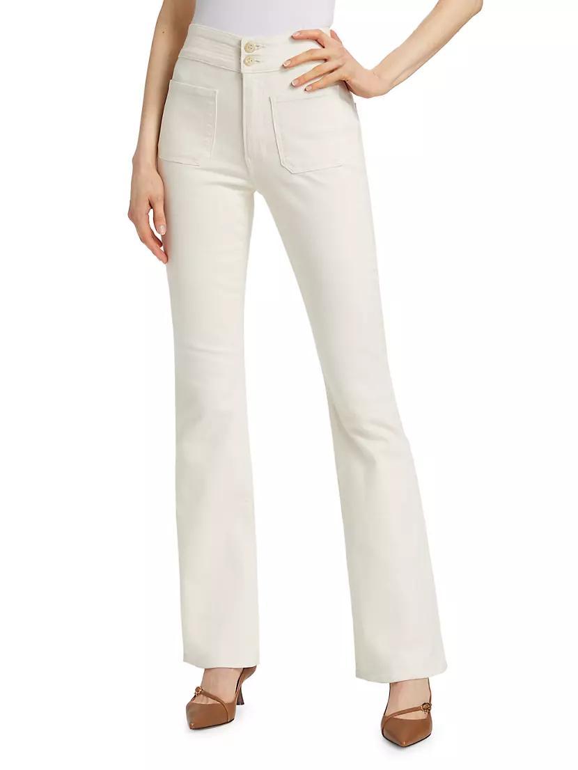 Beverly Patch-Pocket Flared Jeans Product Image