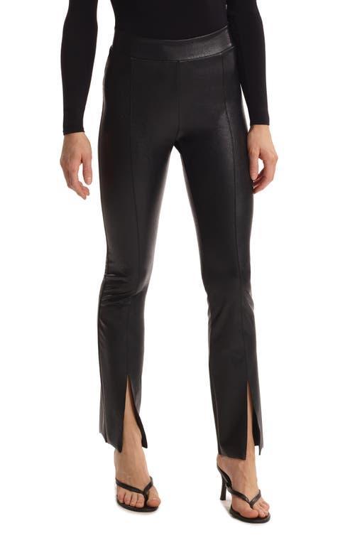 Faux Leather Split Front Pant product image