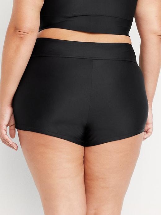 High-Waisted Swim Shorts -- 2-inch inseam Product Image