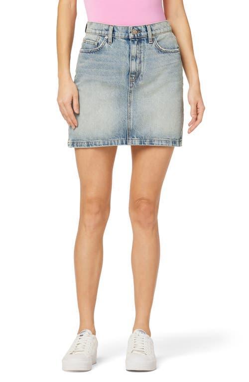 Hudson Jeans Curved Hem Denim Miniskirt Product Image