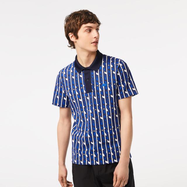 Men's Two-Tone Printed Lacoste Movement Polo Product Image