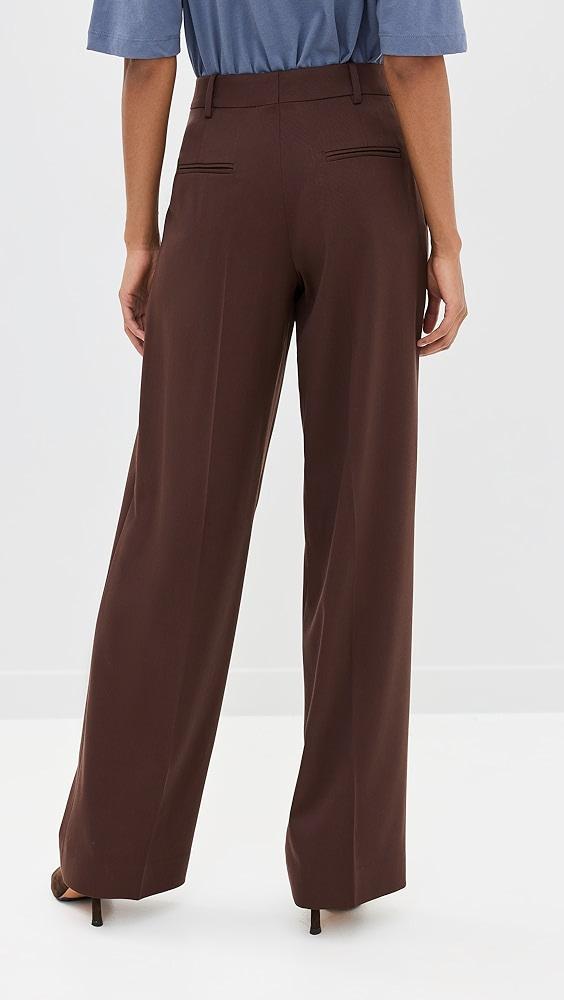 Another Tomorrow Relaxed Wide Leg Pants | Shopbop Product Image