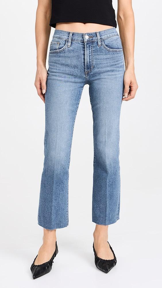 Joe's Jeans The Callie Cropped Bootcut Jeans with Raw Hem | Shopbop Product Image