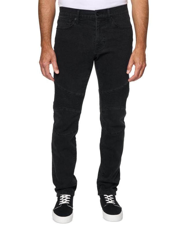 Lazer Mens Moto Stretch Skinny Jeans Product Image