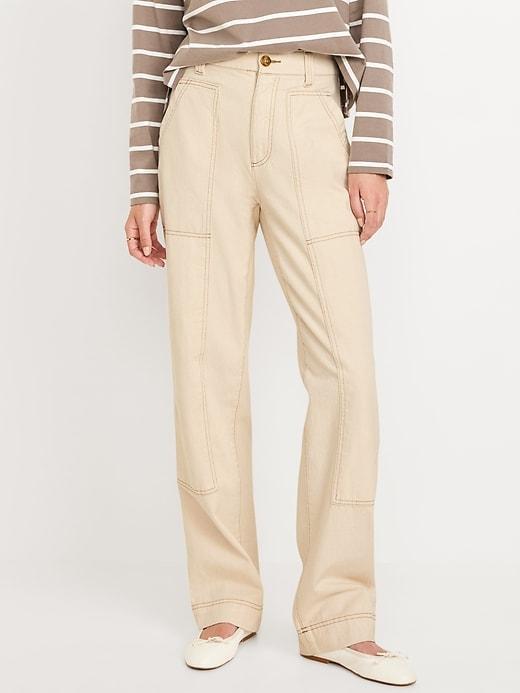 High-Waisted Utility Pants Product Image