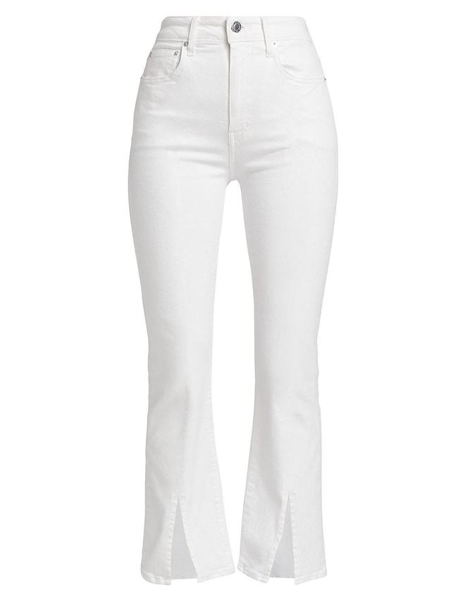 Womens Mira Cotton-Blend Flared Jeans Product Image