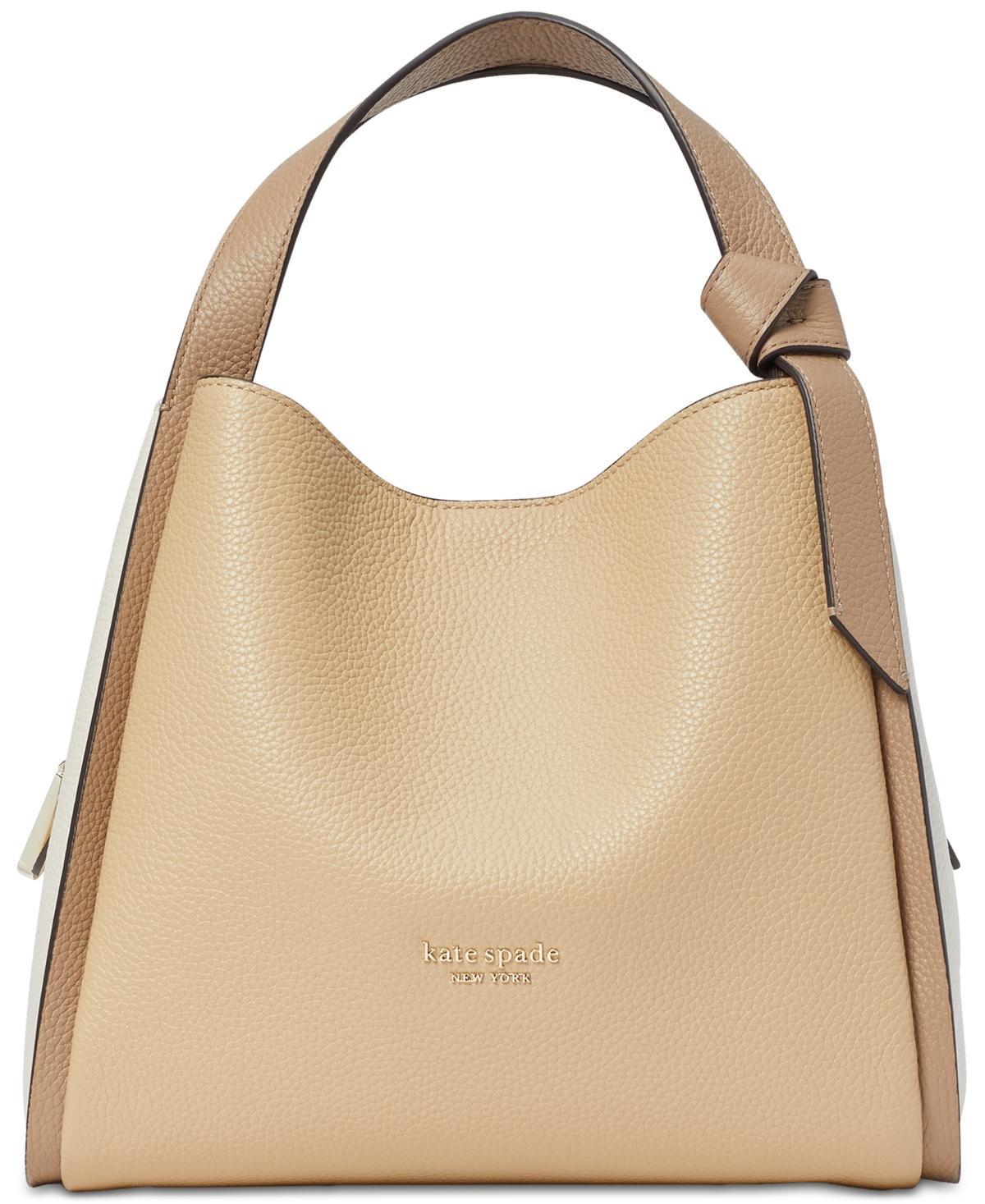 kate spade new york knott large colorblock leather handbag Product Image