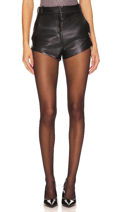 Amanda Uprichard X Revolve Kelso Faux Leather Shorts Size L, M, S, XL. Product Image