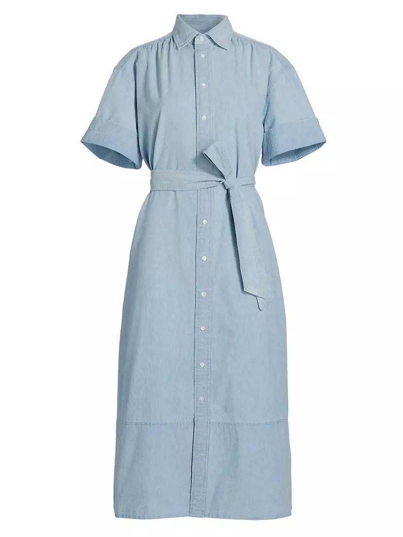 Chambray Midi-Shirtdress Product Image