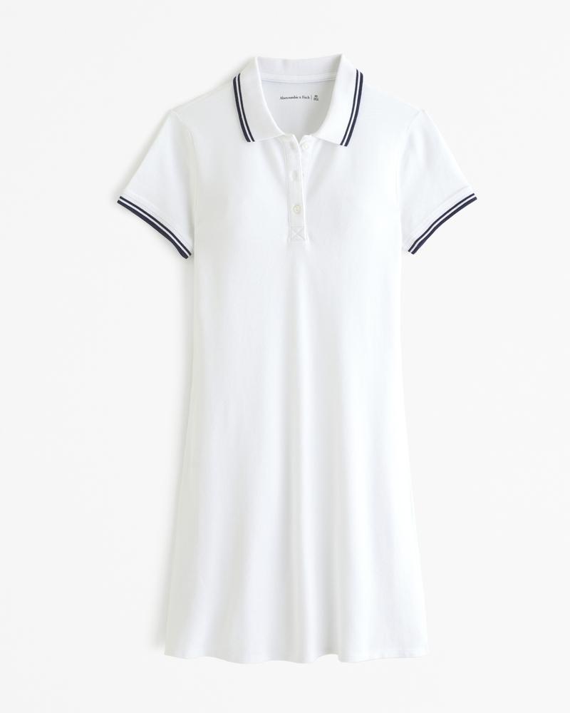 Knit Polo Dress Product Image