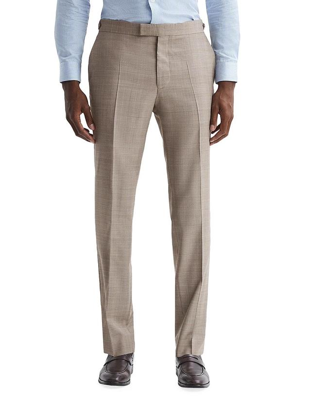 Mens Abbey Wool-Blend Slim-Fit Pants Product Image