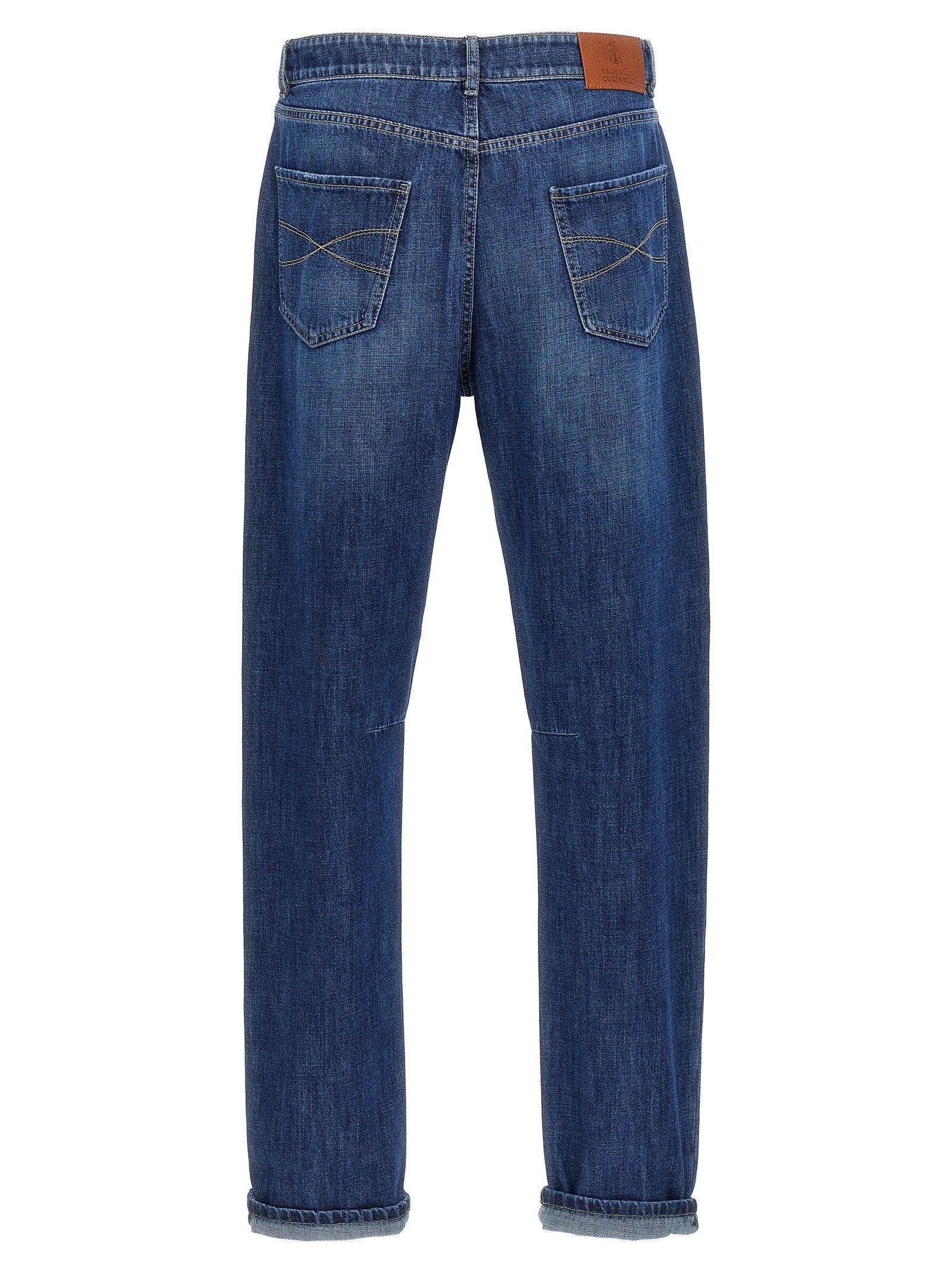 BRUNELLO CUCINELLI Denim Jeans In Blue Product Image