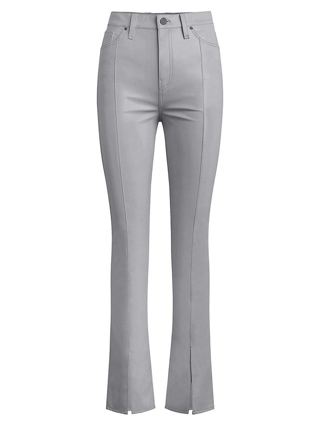 Womens Harlow Coated Faux Leather Pants Product Image