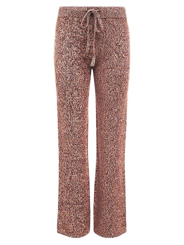 Womens Marled Wool-Blend Lounge Pants Product Image