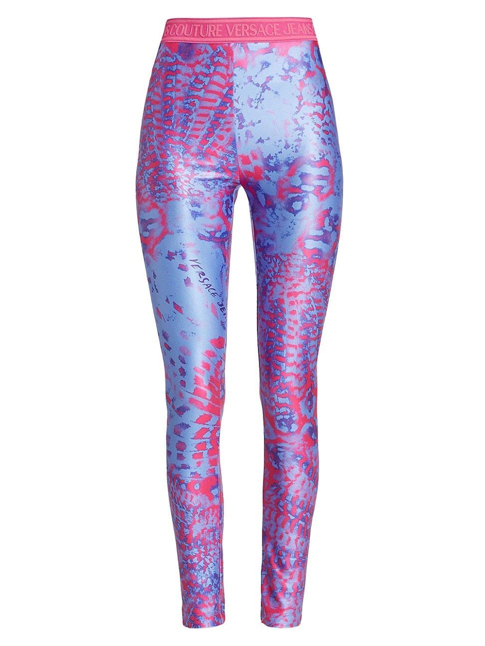 Womens Logo-Detailed Jersey Leggings Product Image