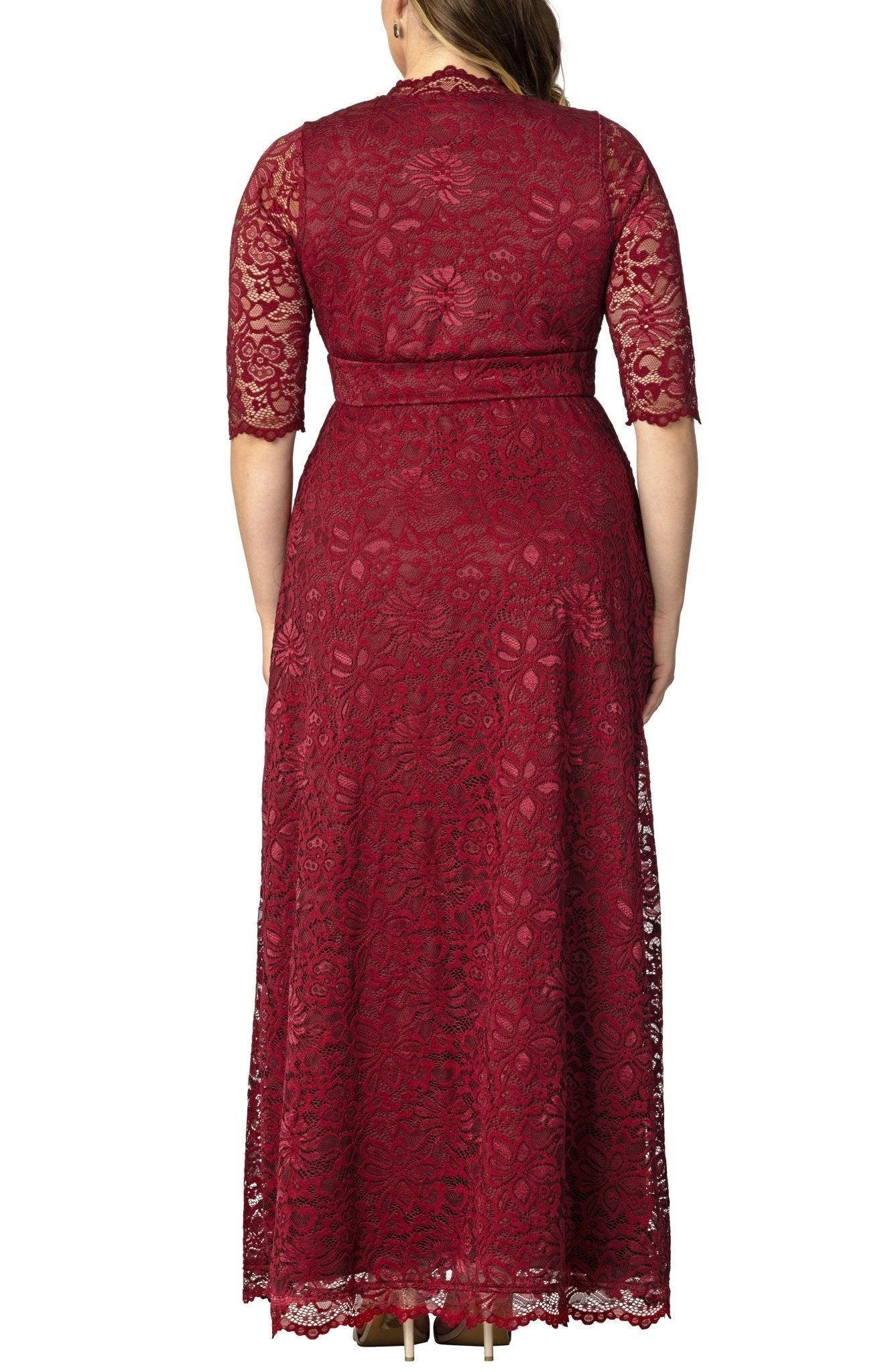 Maria Lace Evening Gown - Plus Product Image