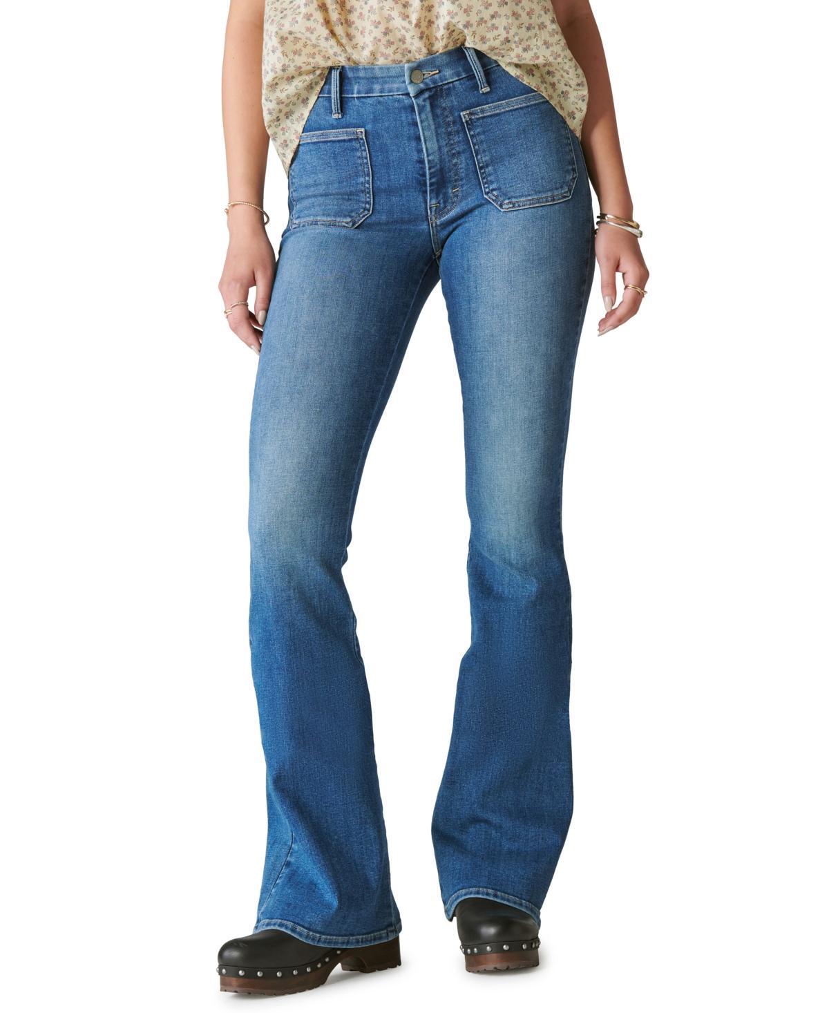 Lucky Brand High-Rise Stevie Flare in Farrah (Farrah) Women's Jeans Product Image