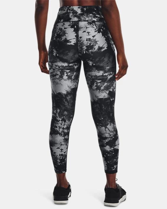 Women's HeatGear® No-Slip Waistband Printed Ankle Leggings Product Image