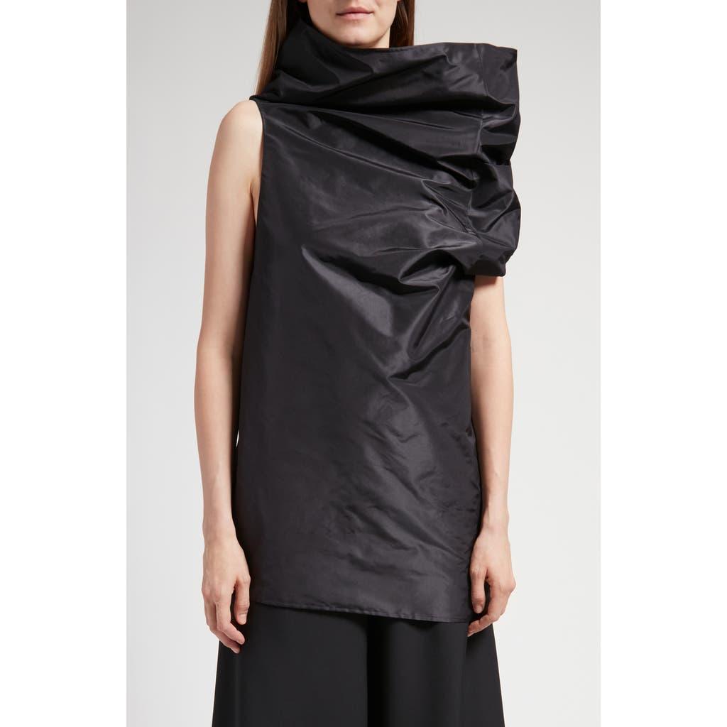 Aria Asymmetrical Draped Organza Top Product Image