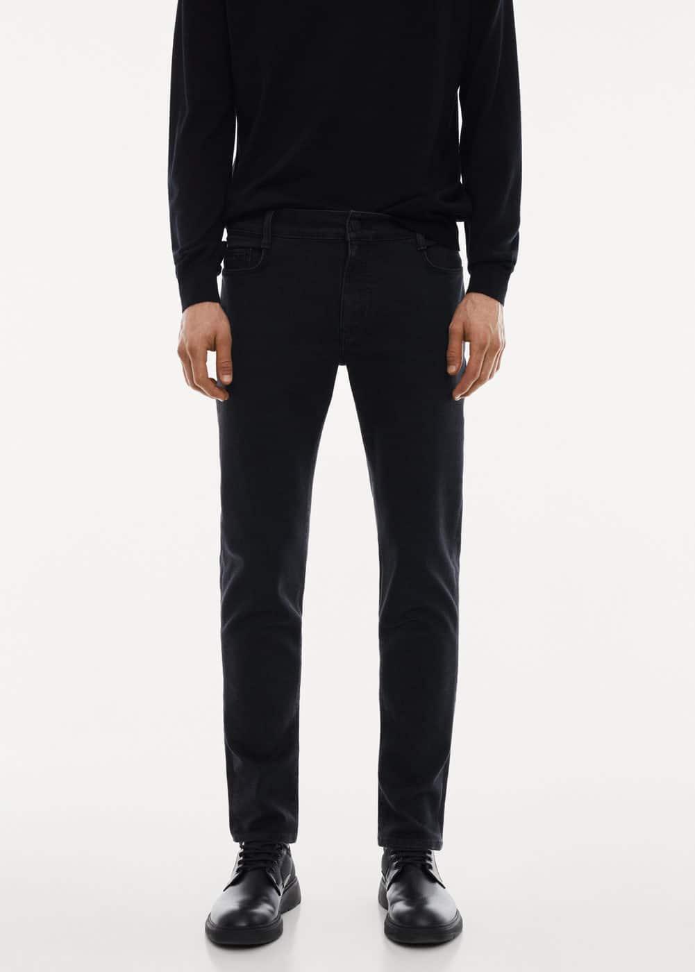 Mango Mens Thermolite Slim-Fit Jeans Product Image