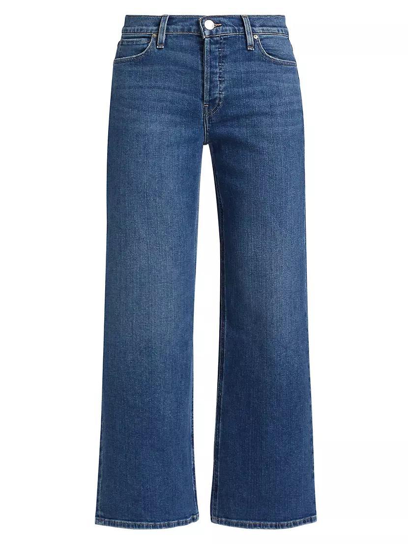 Rosie High-Waist Wide-Leg Ankle Jeans Product Image